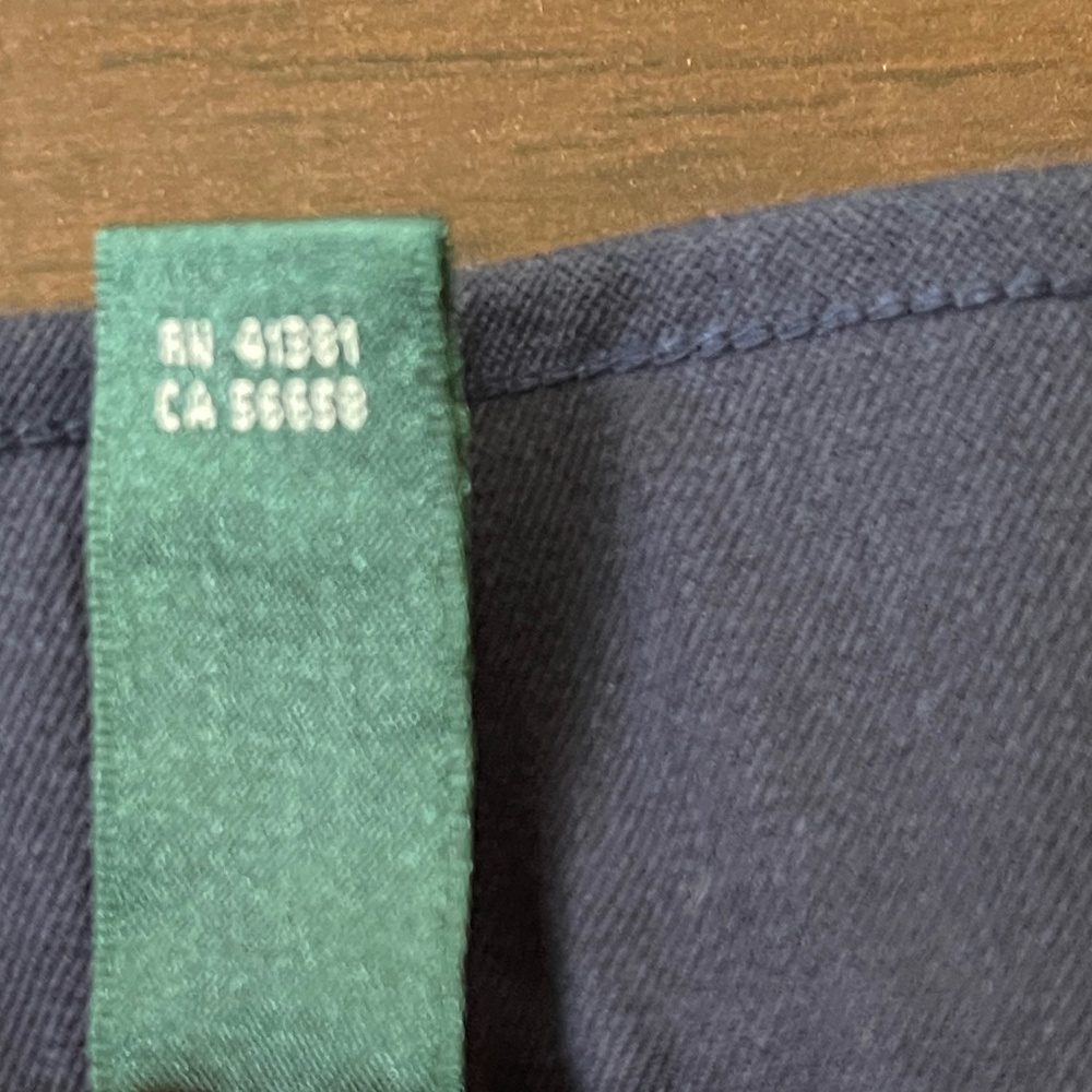 NWOT! L-RL Lauren Active Women's Pull-on Blue Bermuda Stretch Shorts Size 12. - Picture 7 of 7